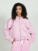 Levoleur Raws Zipper Pink Hoodie