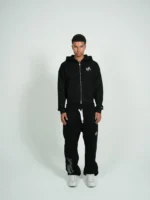 RAWS ZIPPER BLACK Tracksuit