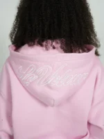 Levoleur Raws Zipper Pink Hoodie