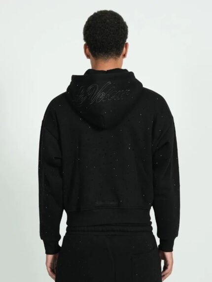 Levoleur Raws Zipper Black Galaxy Hoodie