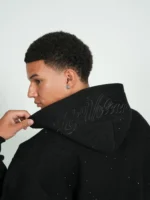 Levoleur Raws Zipper Black Galaxy Hoodie