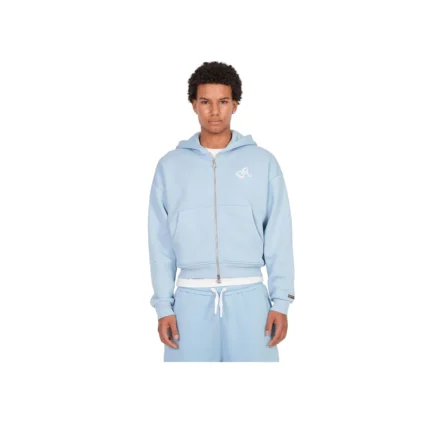 Levoleur Raws Zipper Babyblue Hoodie