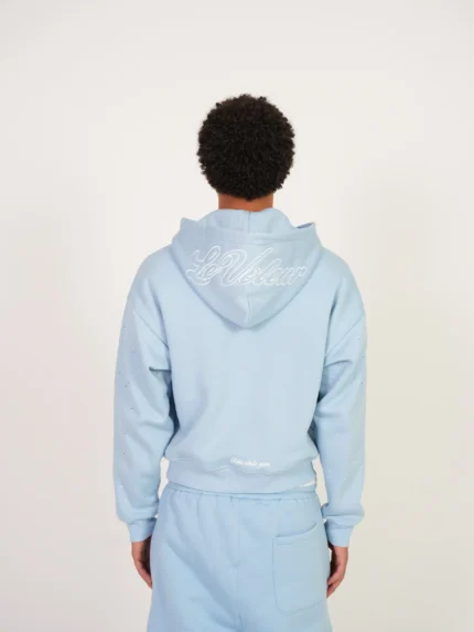 Levoleur Raws Zipper Babyblue Hoodie