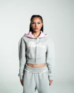 Levoleur Female Zipper Grey Hoodie